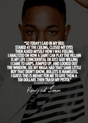 Kendrick Lamar Quotes Tumblr