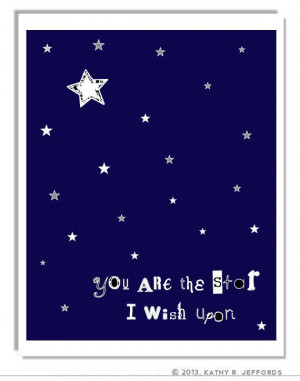Navy Blue And White Nursery Art, Baby Boy Wall Decor, Celestial Quote ...