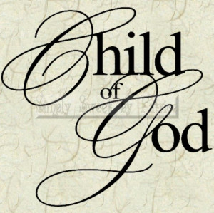 CHILD OF GOD Vinyl Wall Saying Lettering Quote Art Decoration Decal ...