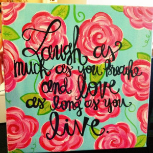 Lilly Roses Inspired Canvas - Medium 12x12in
