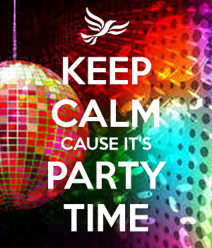 Keep Calm Its Nearly Party