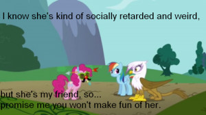sorry for saying “people” instead of “ponies”, but you ...