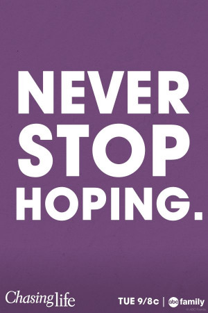 . Never stop CHASING LIFE. April Carver on ABC Family's Chasing Life ...