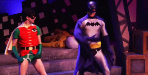 BATMAN USES CAPITAL LETTERS and