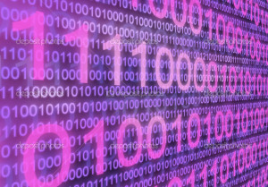 Binary Code And Puter Monitors