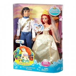 Princess The Little Mermaid Wedding Dolls Ariel Prince Eric