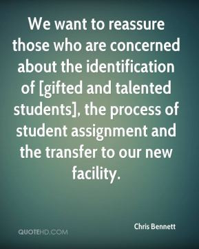 gifted and talented students the process of student assignment and