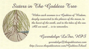 Sisters in the Goddess Tree, Coventry of the Divine Feminine is now ...
