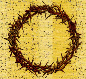 that they put a crown of thorns on jesus head