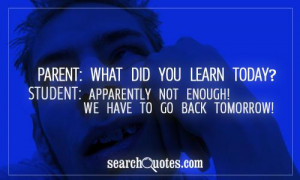 Funny Back To School Quotes For Parents Parent: