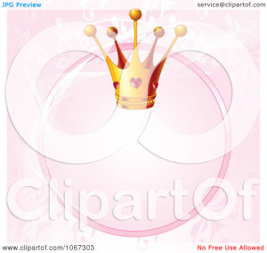 Hot Pink Crown Clip Art Clipart ruby princess crown