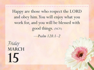 Shown above is a Bible Verse-a-Day Mini Desk Calendar .