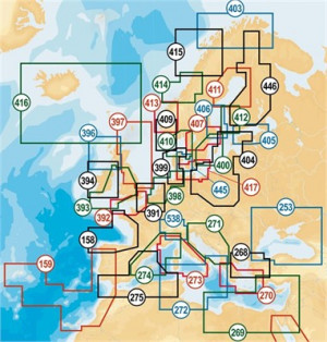 Exchange any XL P chart for a P Europe Africa and Middle East chart
