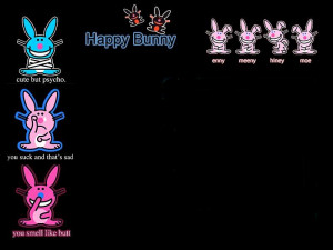 Happy Bunny Wallpaper Background