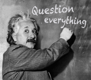 Einstein and questioning