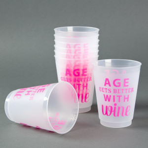 ... 16oz frosted wine glass slant bright sayings collection check price