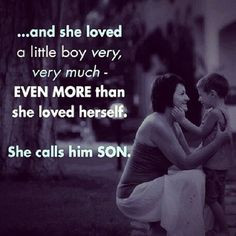 The LOVE between a Mother & her Son :)