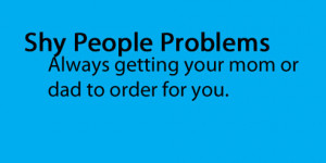 Shy People Problems - shy-people Photo