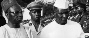 The post-independence leaders of The Gambia and Guinea, Sir Dawda ...