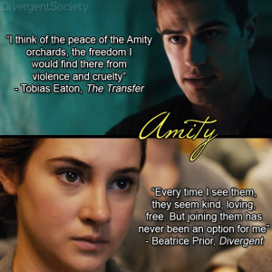Beatrice Prior in Divergent Tobias Eaton in The Transfer Veronica Roth ...