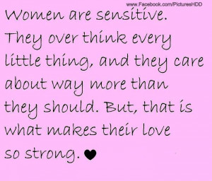 Girls Are Sensitive Picture Quotes