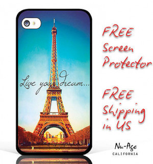 ... iPhone-4S-Case-Iphone-Eiffil-Tower-Case-Cute-Inspirational-Quote-Paris