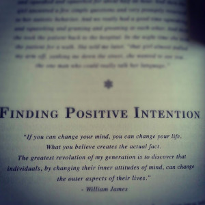 Finding Positive Intention