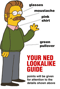 Interested in entering the Ned Flanders Lookalike Contest at this year ...