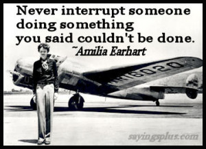 Amelia Earhart on Flying