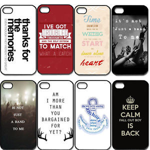 Fall-Out-Boy-Quote-Hard-Plastic-Back-Skin-Cover-Case-For-iPhone-4-4S-5 ...