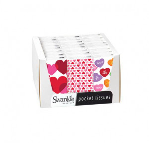 Valentine’s Day Swankie Pocket Tissues Favor Boxes