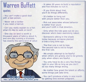 Warren Buffett Quotes that I’m Trying To Apply in Forex Trading