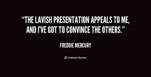 The lavish presentation appeals to me, and I've got to convince the ...