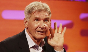 Harrison Ford gave a notoriously slow and slurred speech at the ...