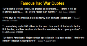 ... Bush prepares to run - never forget these crucial Iraq War quotes
