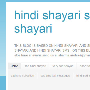 hindi shayari at Buzzerhut.com: Webs Largest Blog & Site Submission