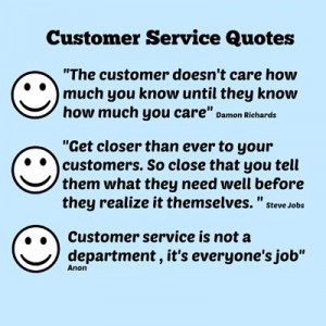 About Customer Service