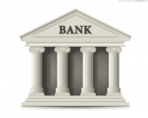 Full size JPG preview: Bank building icon