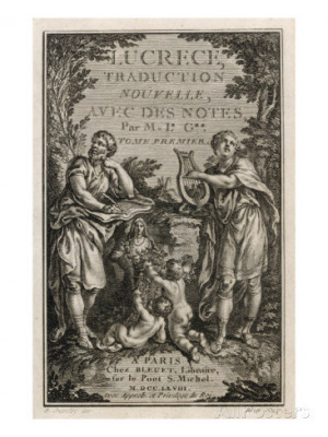 Titus Lucretius Carus Portrayed on the Title-Page of a 1768 French ...