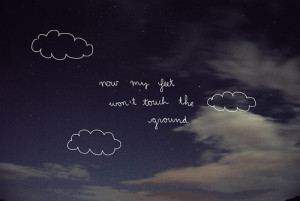 ... , phrase, pretty, quote, sky, stars, style, text, typography, vintage