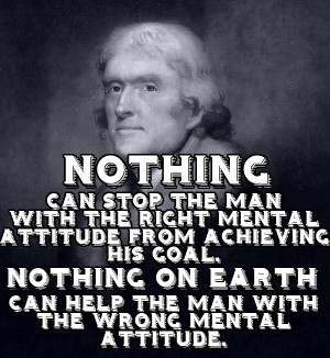Thomas Jefferson on Attitude