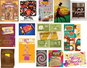 8th Media Arts: Willy Wonka Posters