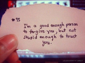 am a good enough person quote