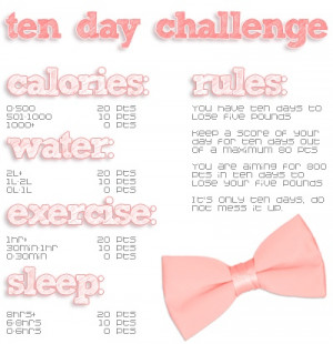 10 day challenge...I think