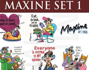 16 Maxine Machine Embroidery Designs Instant Download (Set 1) 5x7 hoop ...