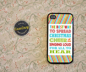 Buddy The Elf Christmas Cheer Quote Phone Case! Choose iPhone 4 / 4s ...
