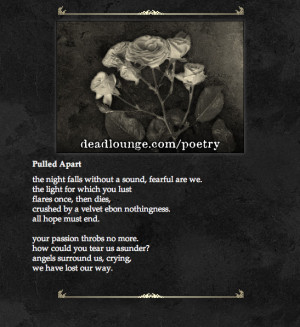 gothic love poems for her