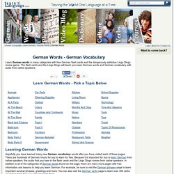 German Words and Nouns