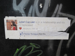 Juliet Capulet is in relationship and it’s complicated.~ Love Quote