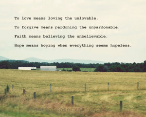 Inspirational Quotes, love, hope, faith, GK Chesterton, landscape ...